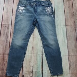 Embellished Jeans Women Regular Fit   Inc.  International skinny Size  14   New